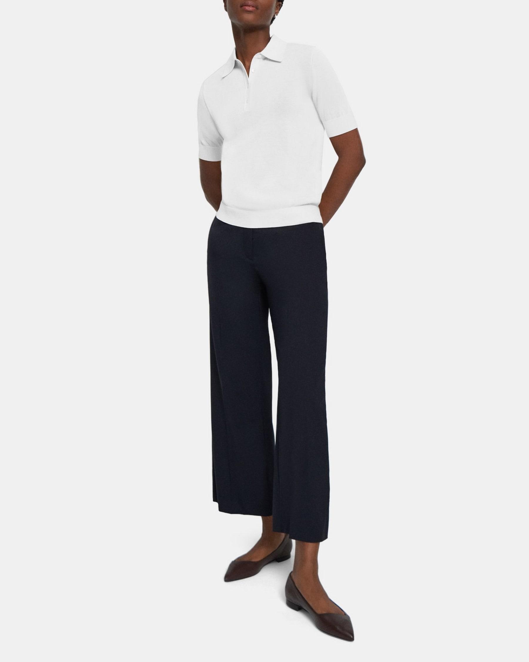 Polo Sweater in Cotton Blend Product Image