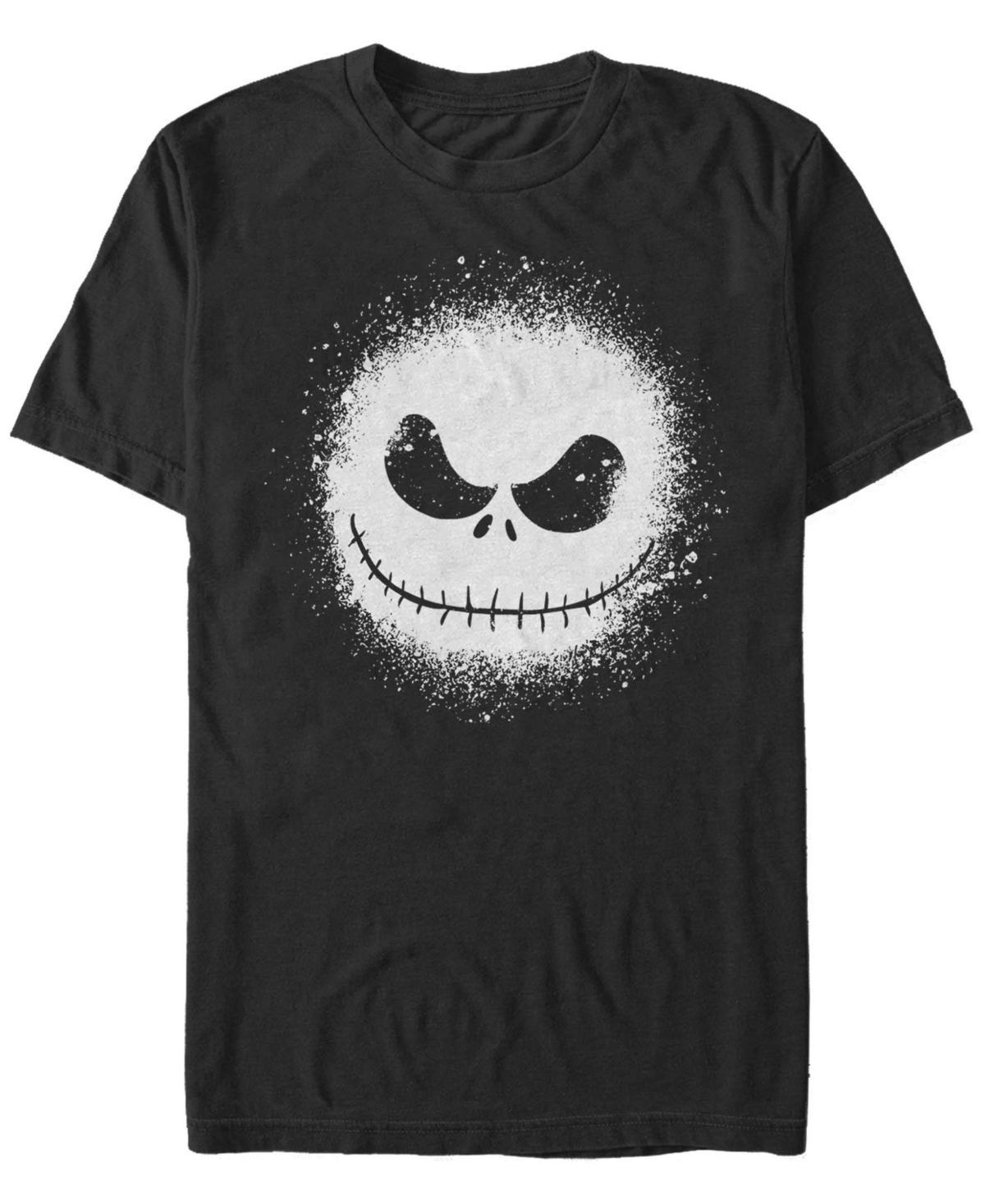 Disney's The Nightmare Before Christmas Jack Skellington Men's Paint Splatter Tee, Size: Medium, Black Product Image