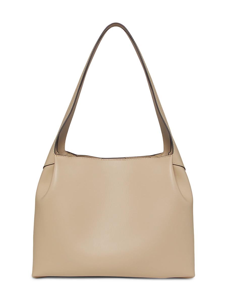 Womens Slade Logo Leather Tote Bag Product Image