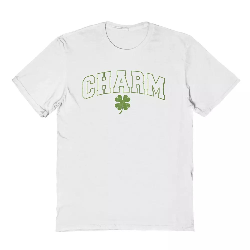 Men's Charm St. Patrick's Day Graphic Tee, Size: XXL, White Product Image