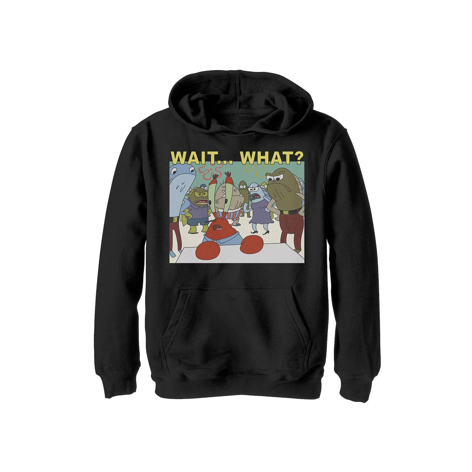 Boys 8-20 Gingerbread Man Oh Snap Christmas Graphic Fleece Hoodie, Boy's, Size: Large, Navy Grey Product Image