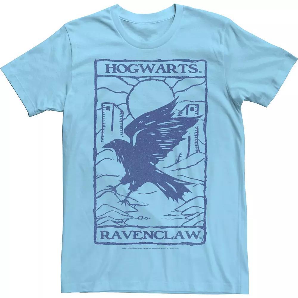 Men's Harry Potter Ravenclaw Tarot Playing Card Tee, Size: 3XL, Light Blue Product Image