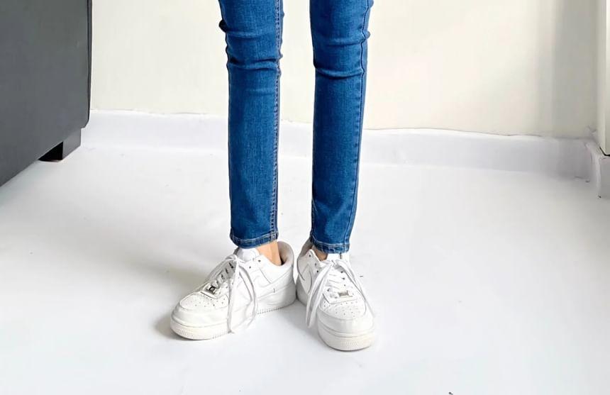 High Rise Skinny Jeans Product Image