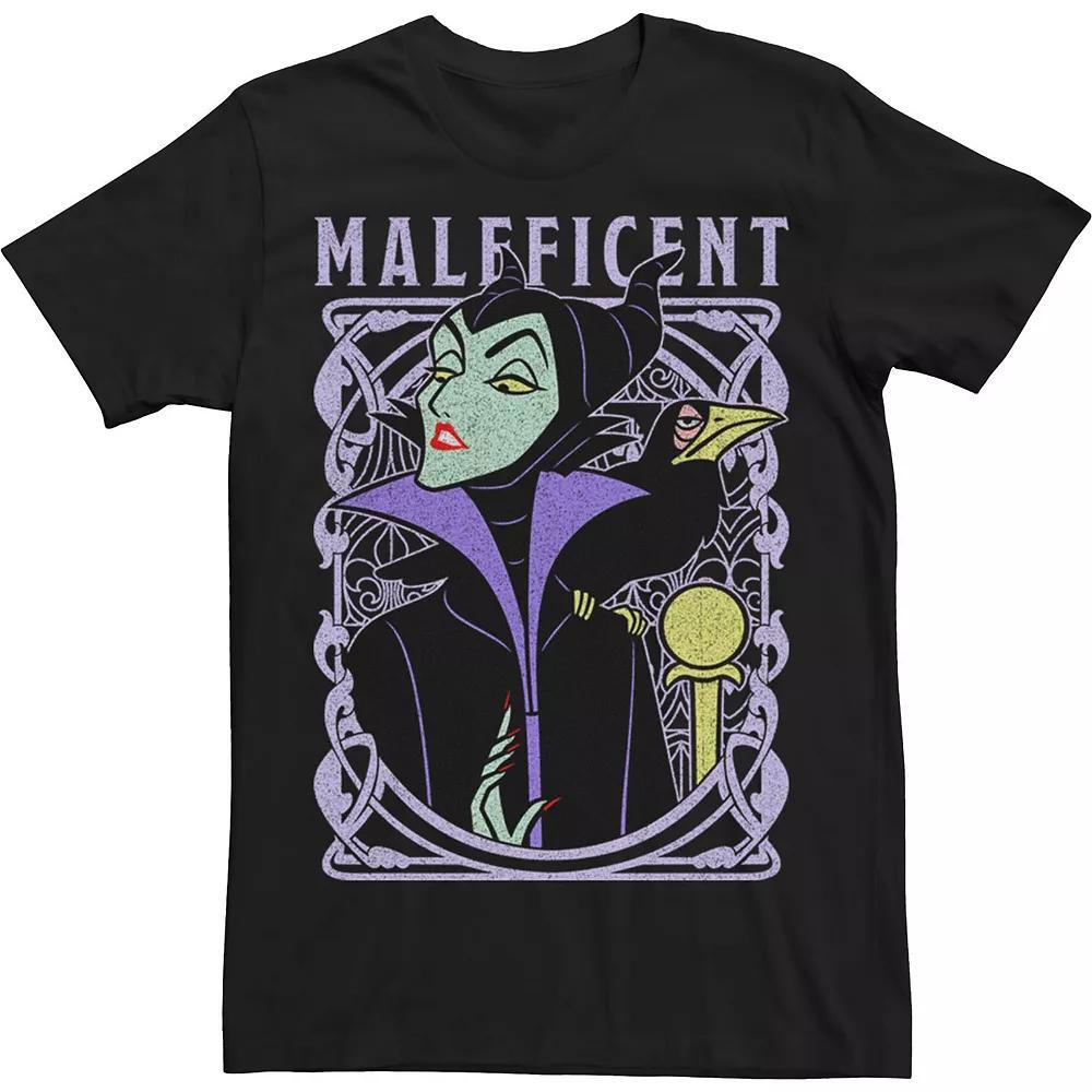 Disney's Sleeping Beauty Maleficent Men's Old School Poster Tee, Size: 3XL, Black Product Image