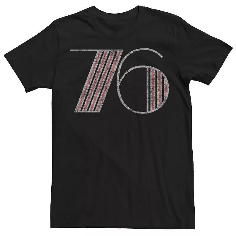 Men's Retro 76 Graphic Tee, Size: Medium, Navy Grey Product Image