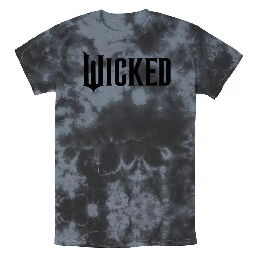 Men's Wicked Logo Bombard Wash Graphic Tee, Size: XXL, Black Grey Product Image