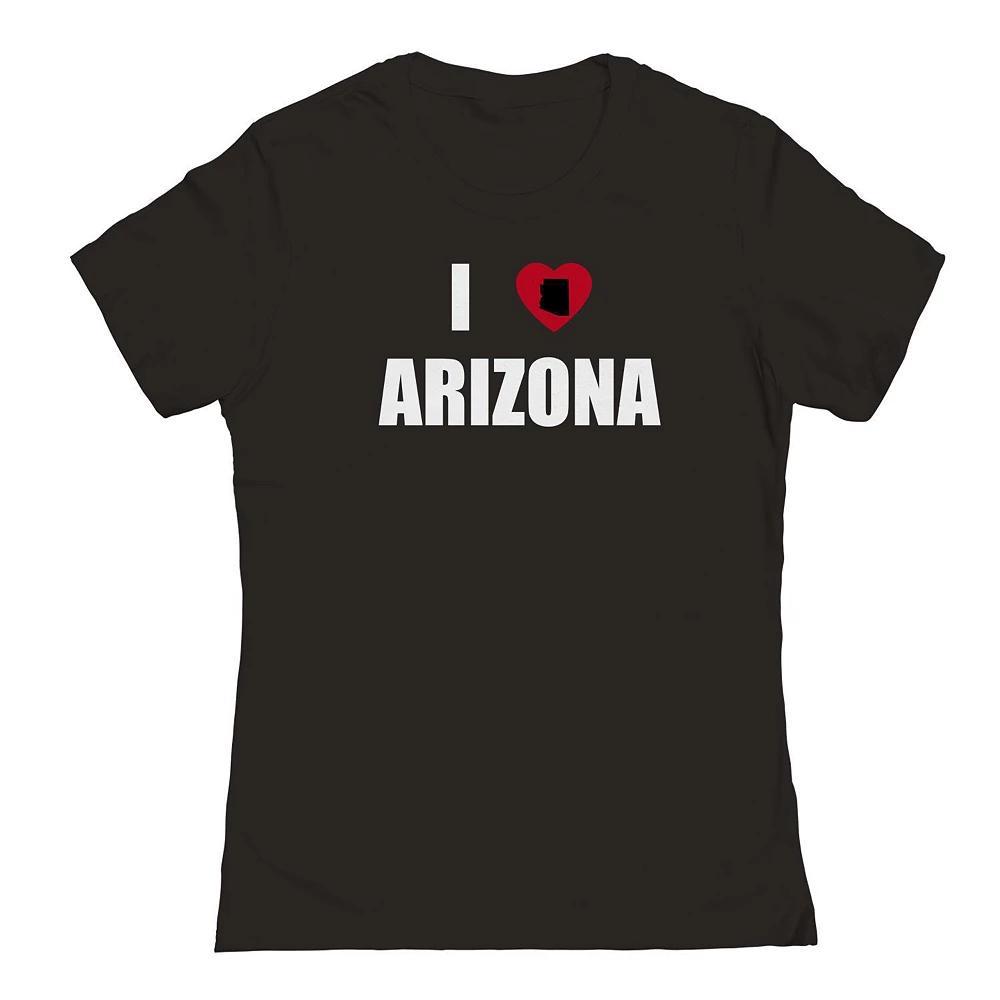 Junior's I Heart Arizona Graphic Tee, Women's, Size: Medium, White Product Image