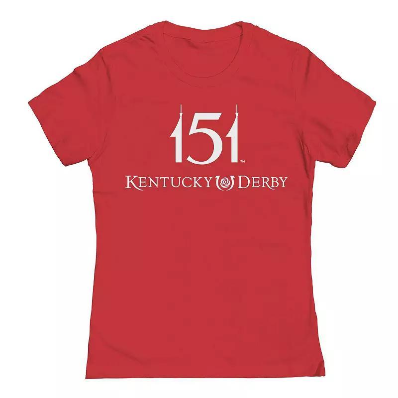 Juniors' Kentucky Derby Logo Graphic T-Shirt, Women's, Size: XXL, Red Product Image