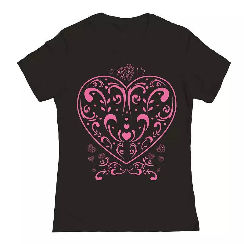 Junior's Shamrock University St. Patrick's Day Graphic T-Shirt, Girl's, Size: Small, Black Product Image