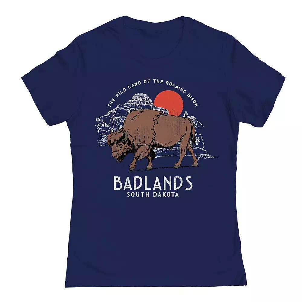 Juniors Badlands Womens Graphic Tee, Girls Blue Product Image