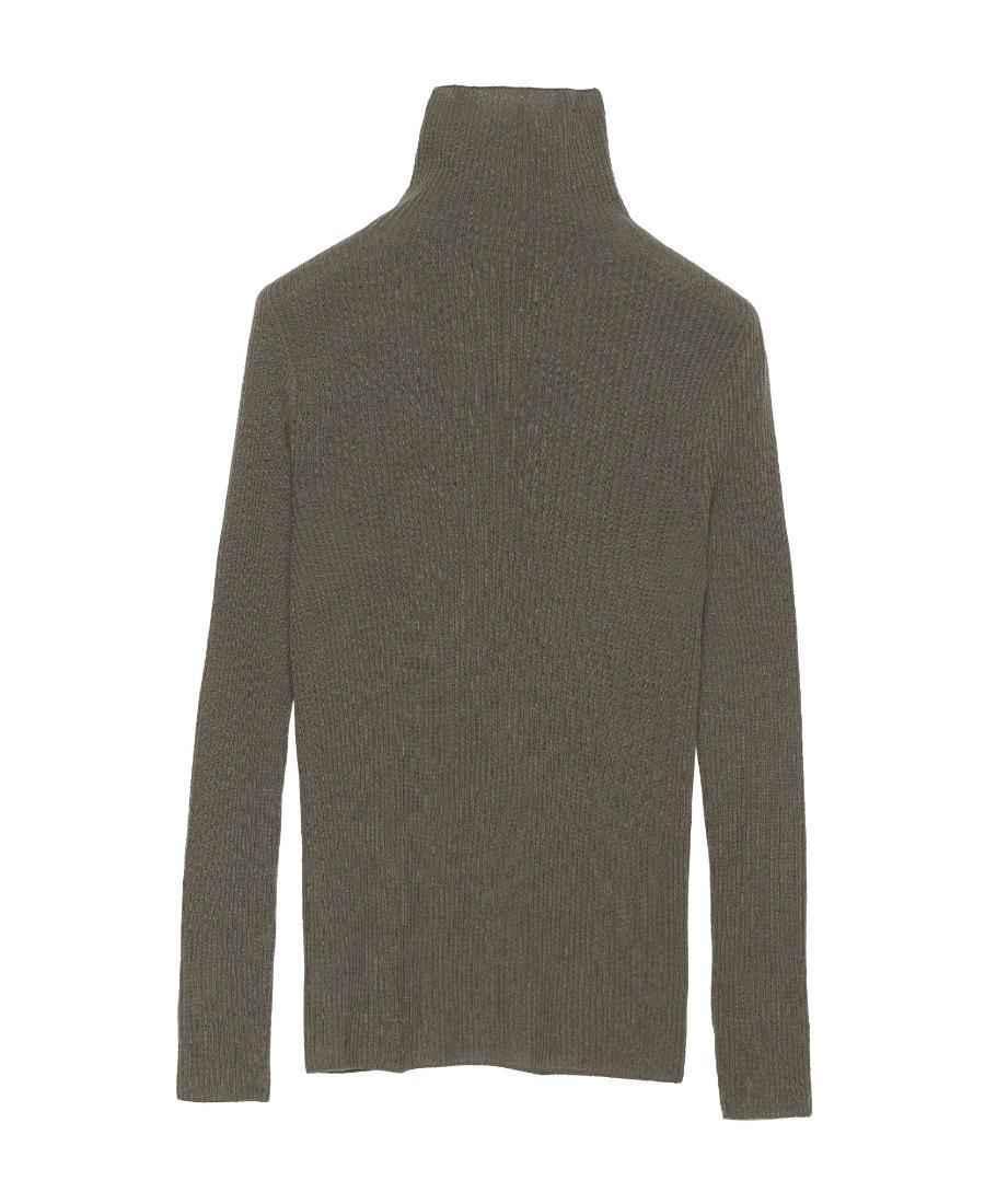 FABIANA FILIPPI High-necked Sweater In Green Product Image