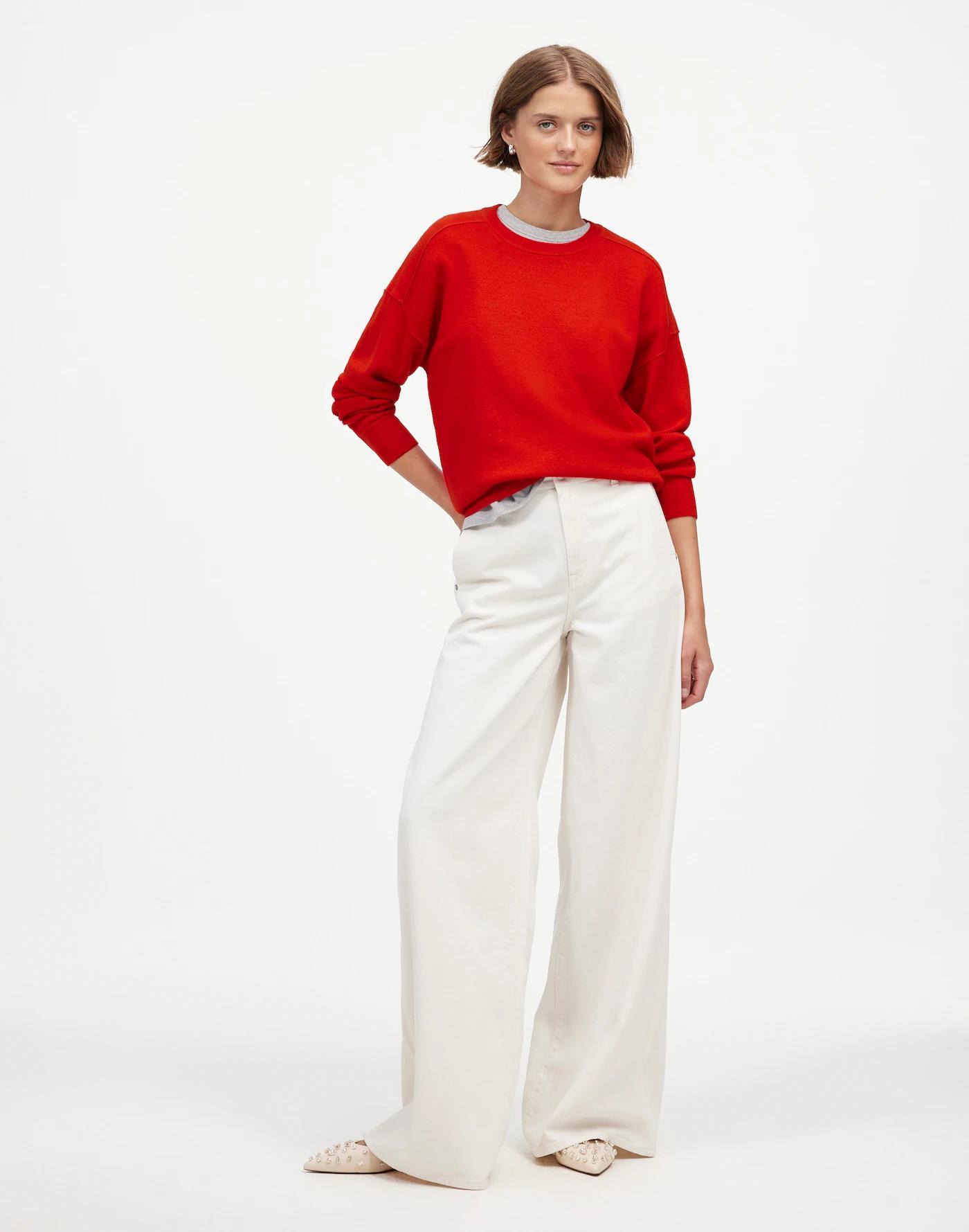Merino Wool Pullover Sweater Product Image