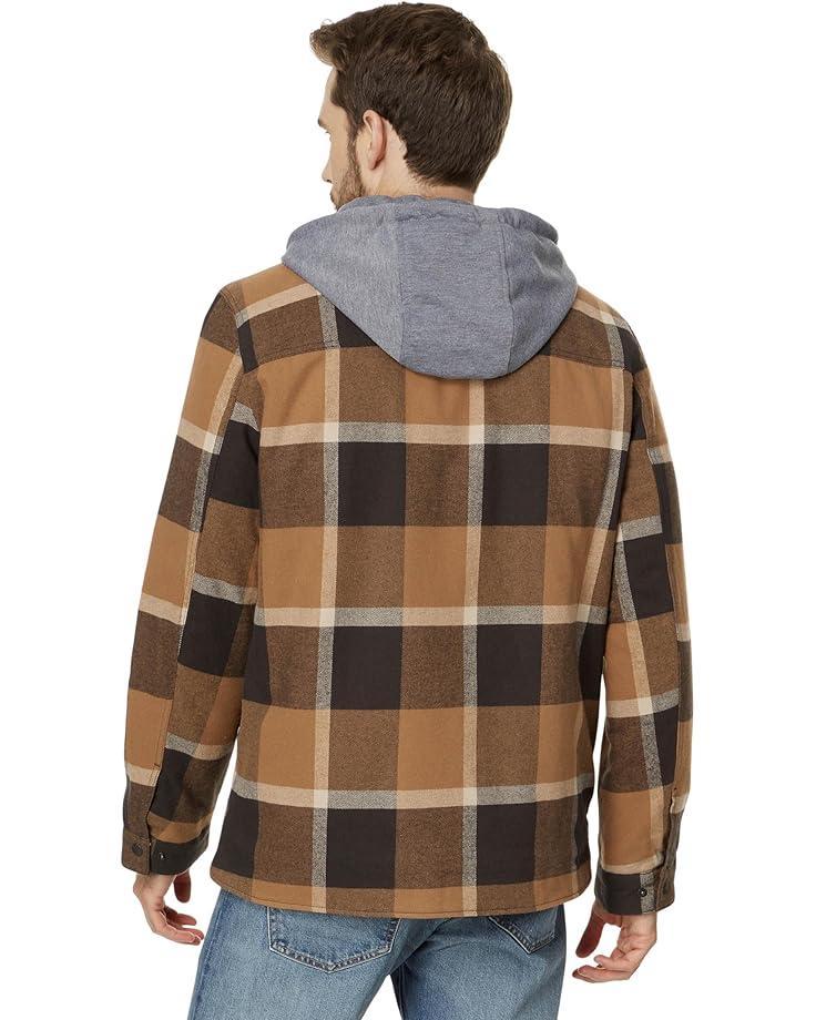 Cotton Canvas Hooded Utility Jacket with Sherpa Lining Product Image