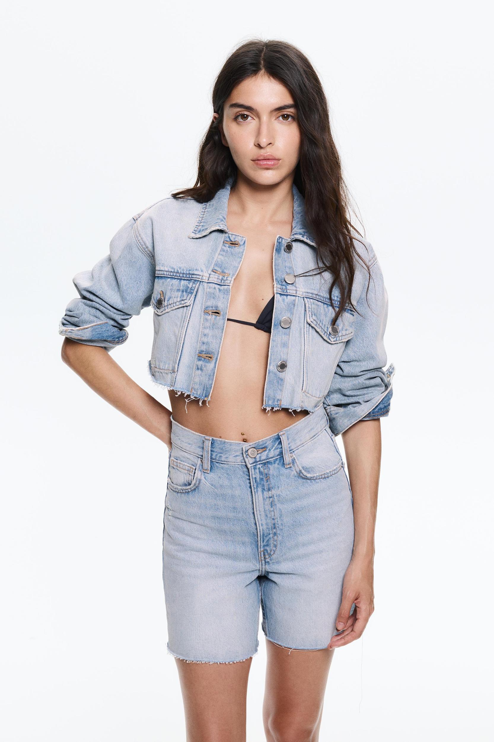 Denim Bermuda shorts Product Image