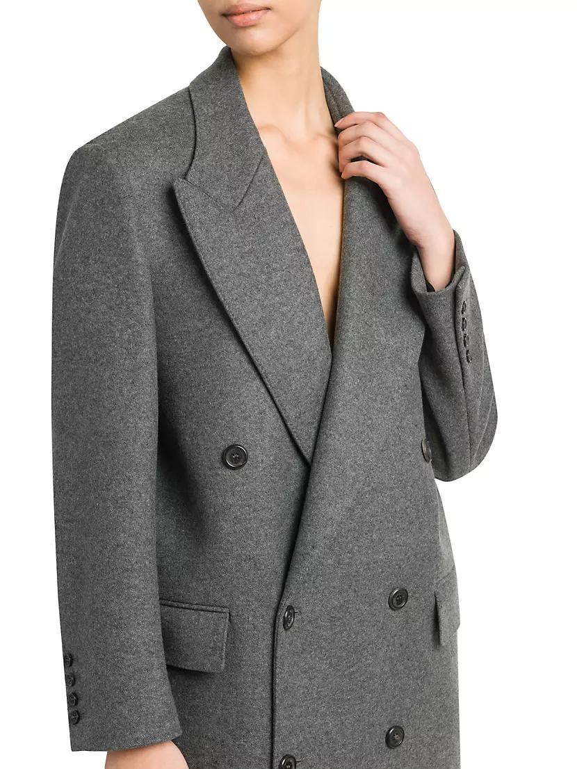 Hadi Wool-Cashmere Peacoat Product Image