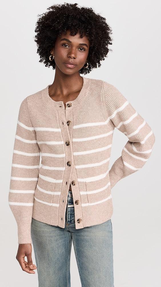 525 Josie Structured Stripe Cardigan | Shopbop Product Image