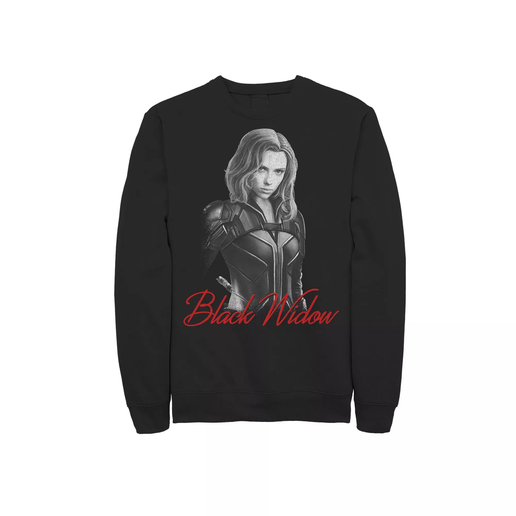 Men's Marvel Black Widow Mono Sweatshirt, Size: Medium Product Image