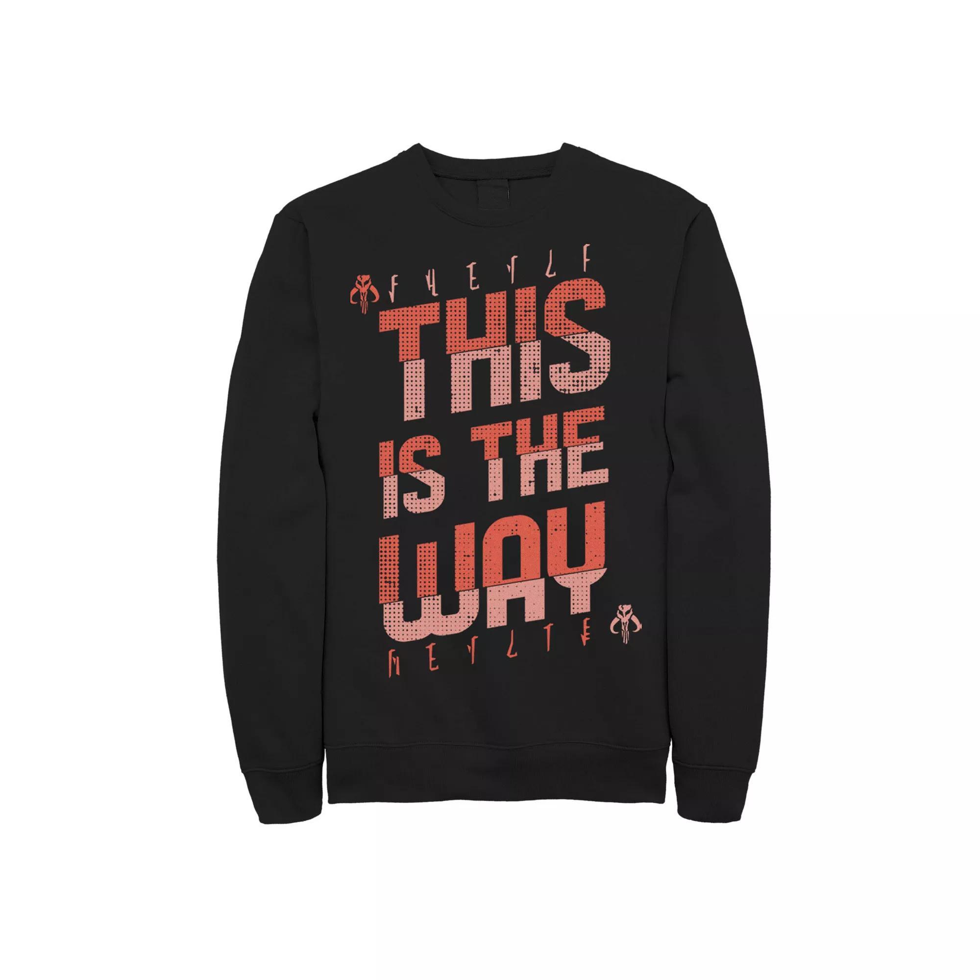Men's Netflix Stranger Things Scoops Troop Neon Sweatshirt, Size: Small, Blue Product Image