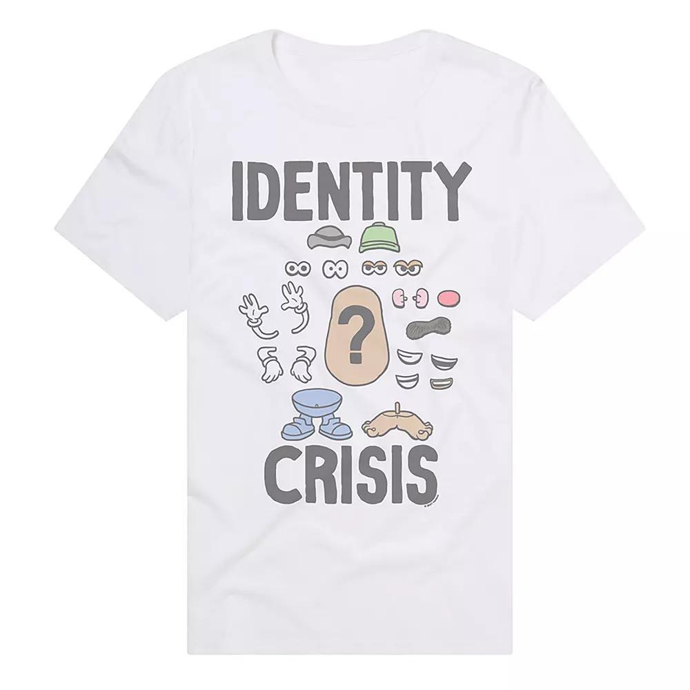 Men's Mr. Potato Head Identity Crisis Graphic Tee, Size: XL, White Product Image