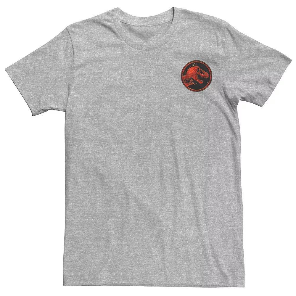 Men's Jurassic World Two T-Rex Magma Icon Tee, Size: 3XL, Athletic Grey Product Image