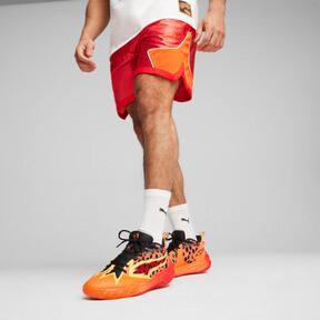 PUMA HOOPS x CHEETOSÂ® Men's Shorts in For All Time Red/Rickie Orange Product Image