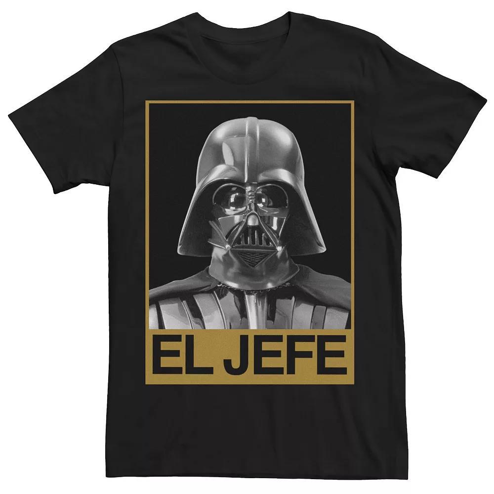 Men's Star Wars Darth Vader El Jefe Portrait Tee, Size: Small, Grey Product Image