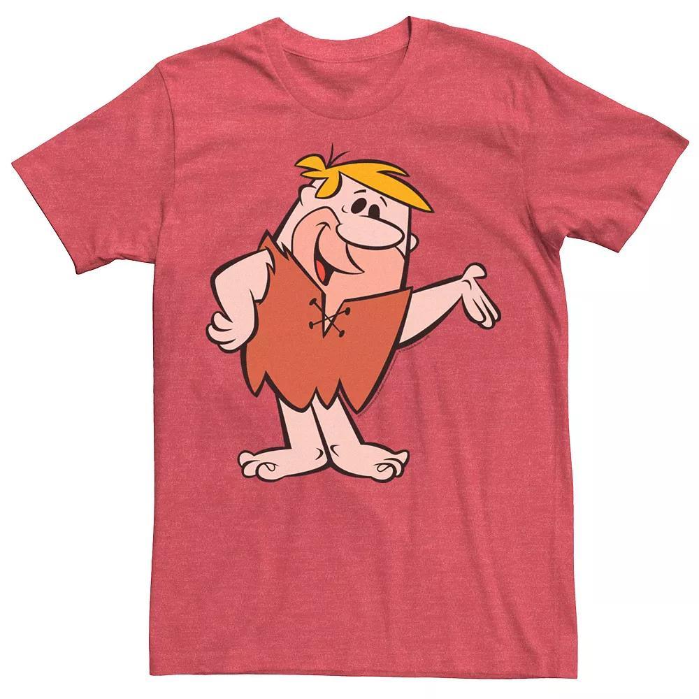 Men's Flinstones Big Barnet Solo Poster Tee, Size: Large, Red Grey Product Image