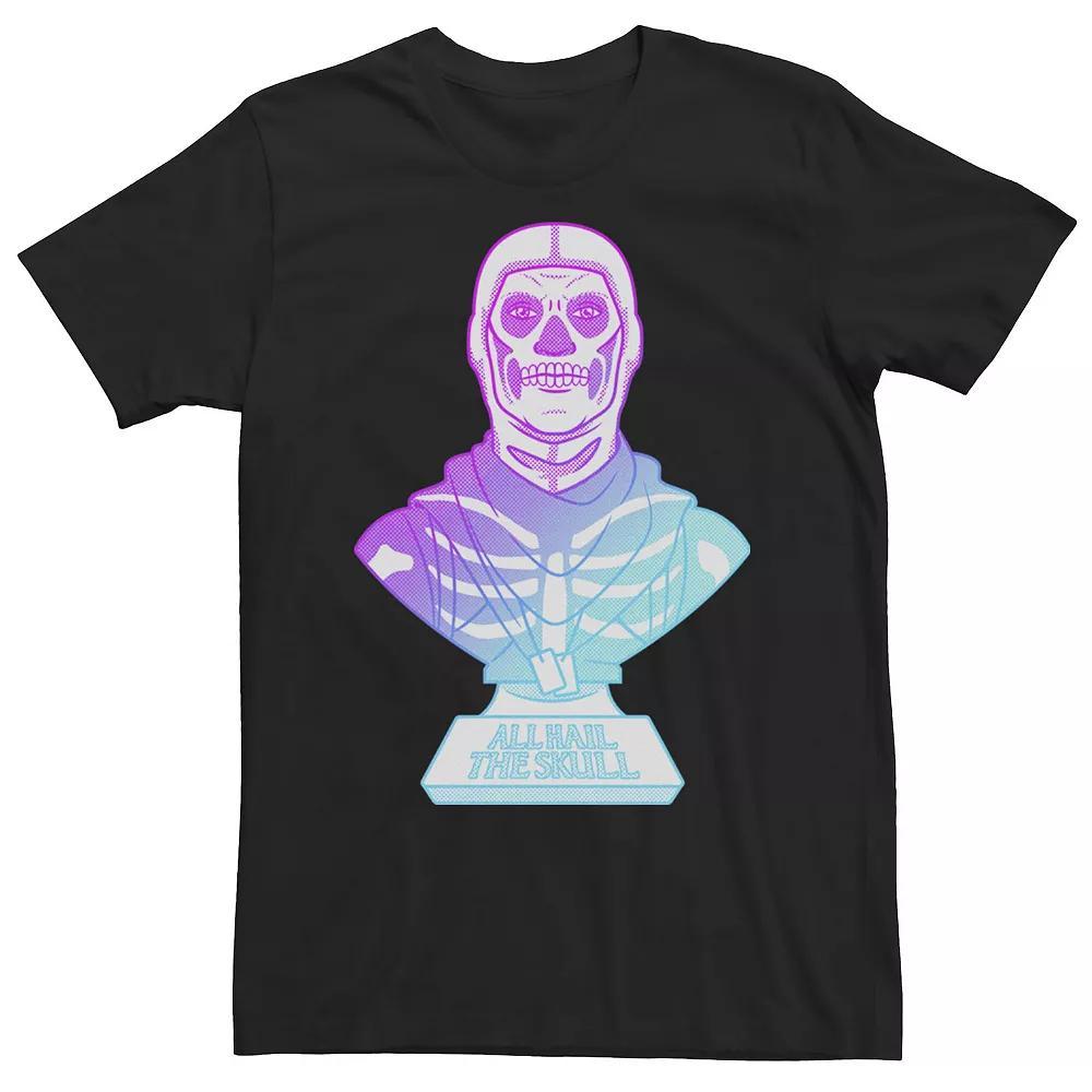 Men's Fortnite All Hail The Skull Tee, Size: Large, Grey Heather Product Image