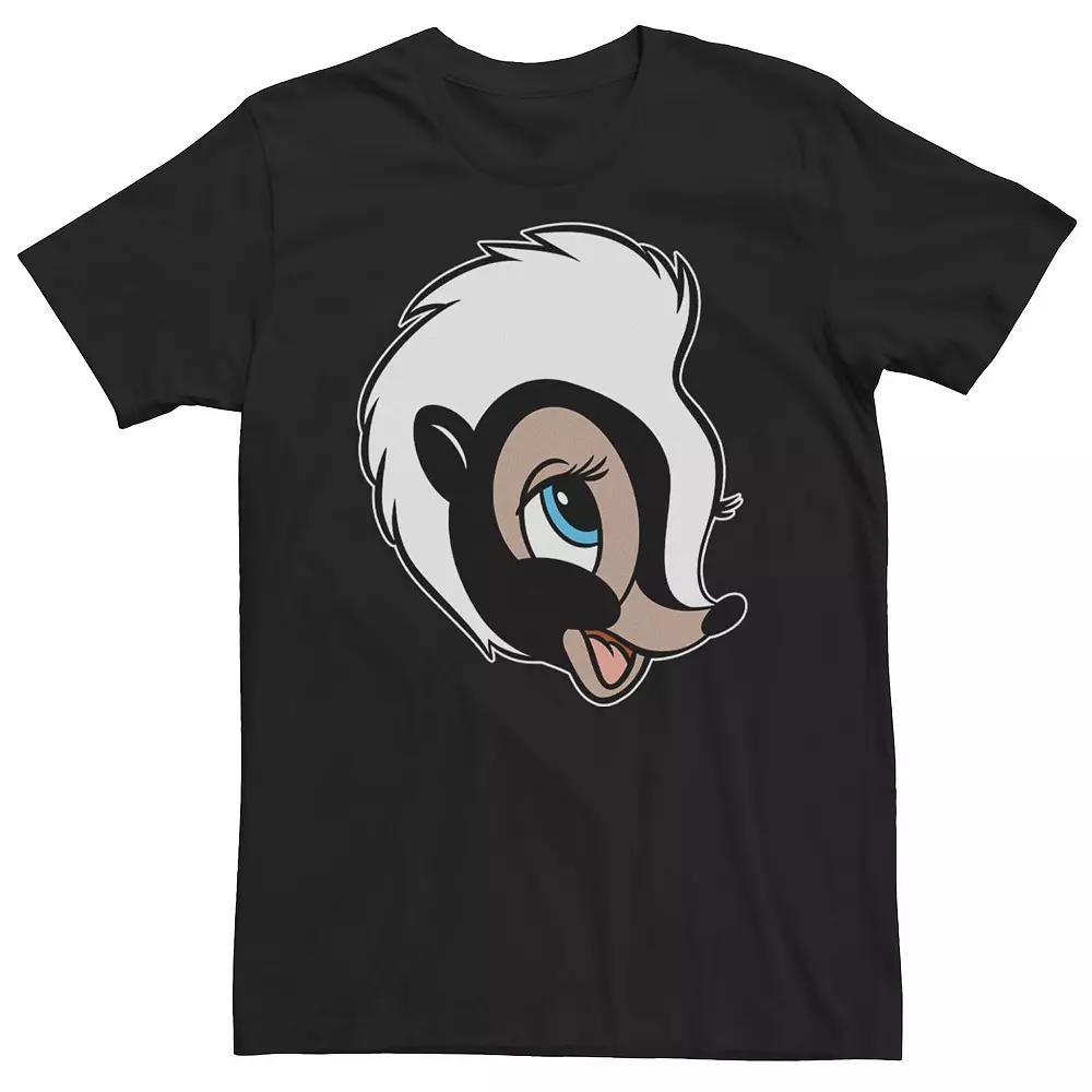 Big & Tall Disney Bambi Flower Big Face Tee, Men's, Size: 3XL Tall, Black Product Image