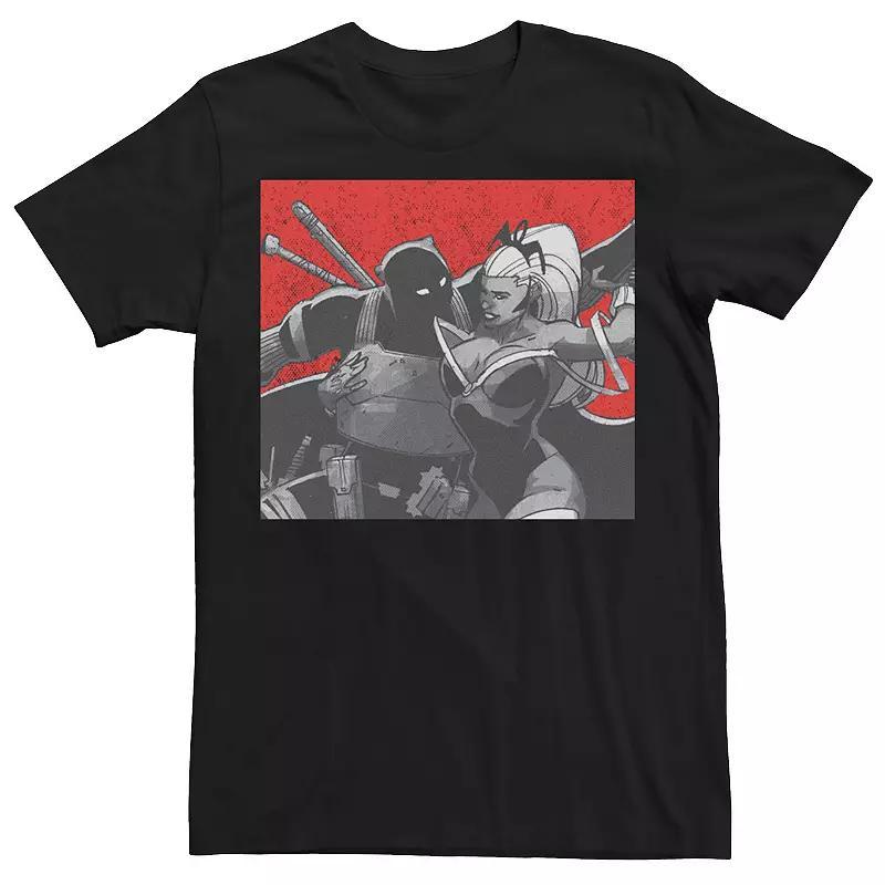 Mens Star Wars In A Galaxy Far Far Away Word Stacks Tee Navy Grey Product Image