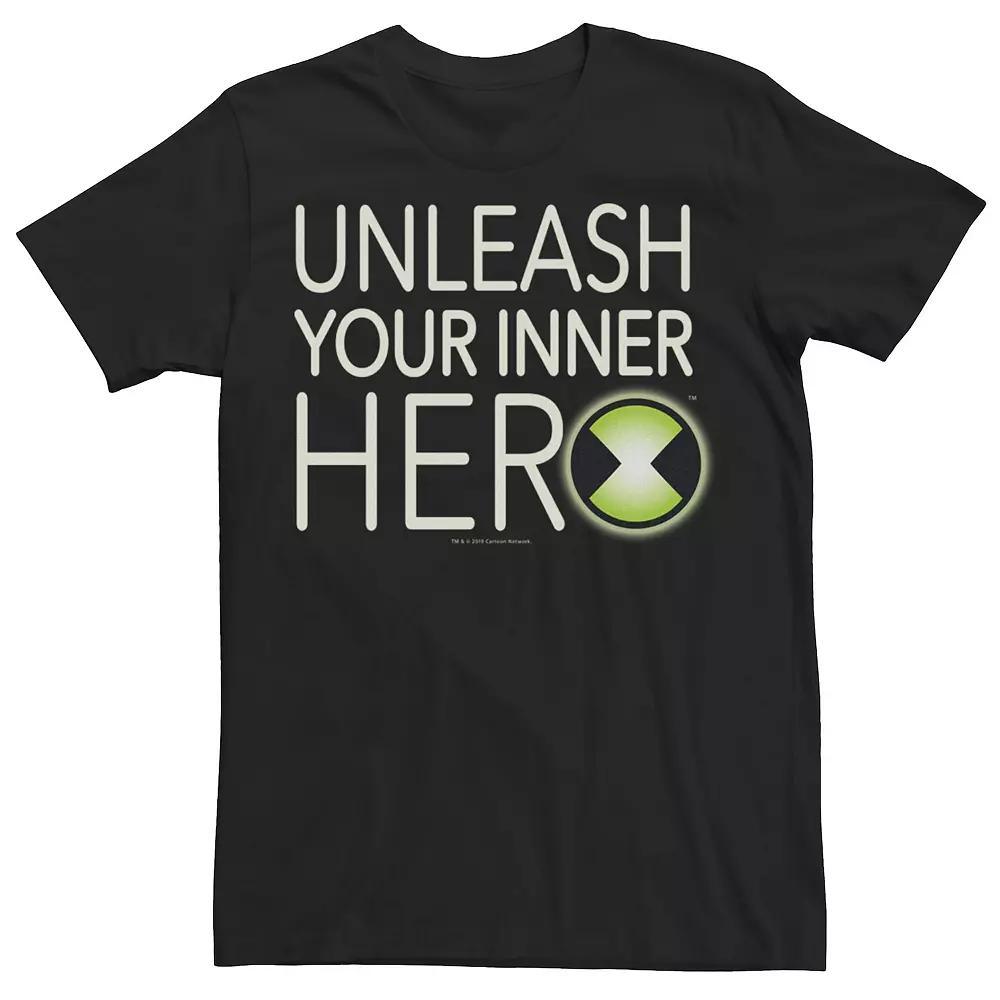 Men's Ben 10 Unleash Your Inner Her Logo Graphic Tee, Size: Large, Black Product Image