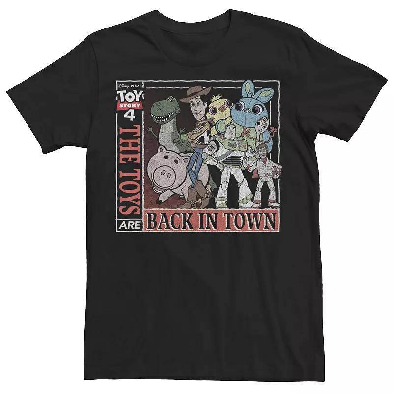 Men's Outer Banks Group On Boat Colorful Border Photo Tee, Size: Medium, Black Product Image