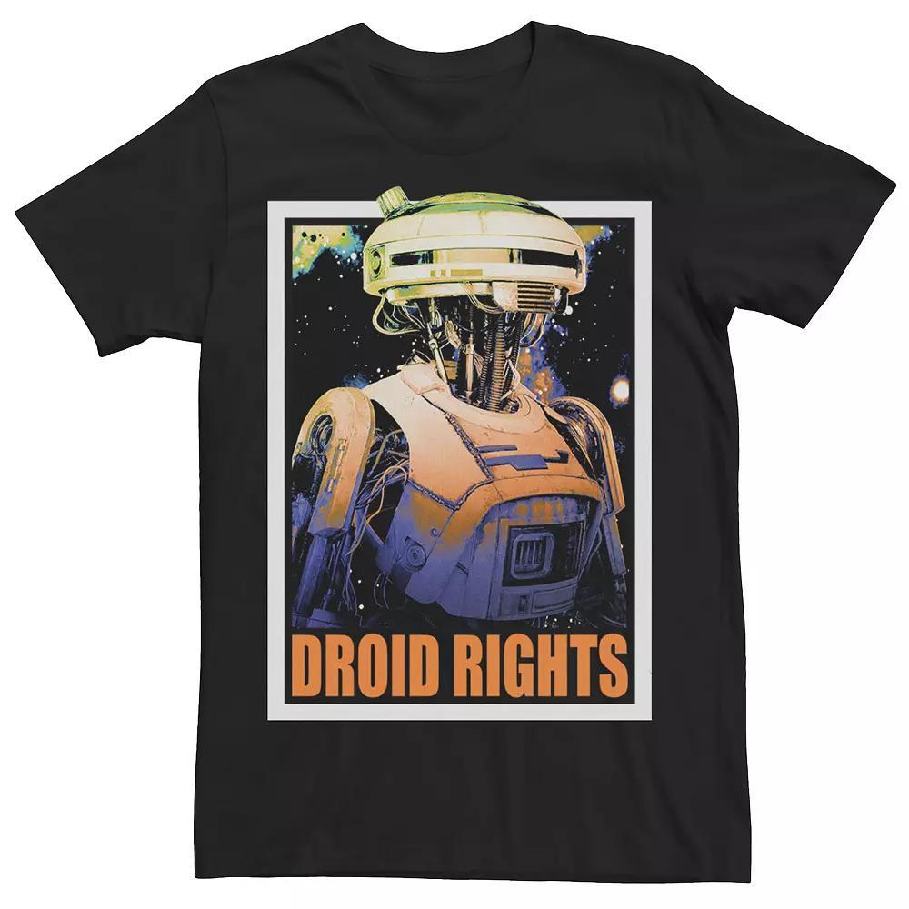 Mens Star Wars Han Solo Movie L3-37 Droid Rights Tee Product Image