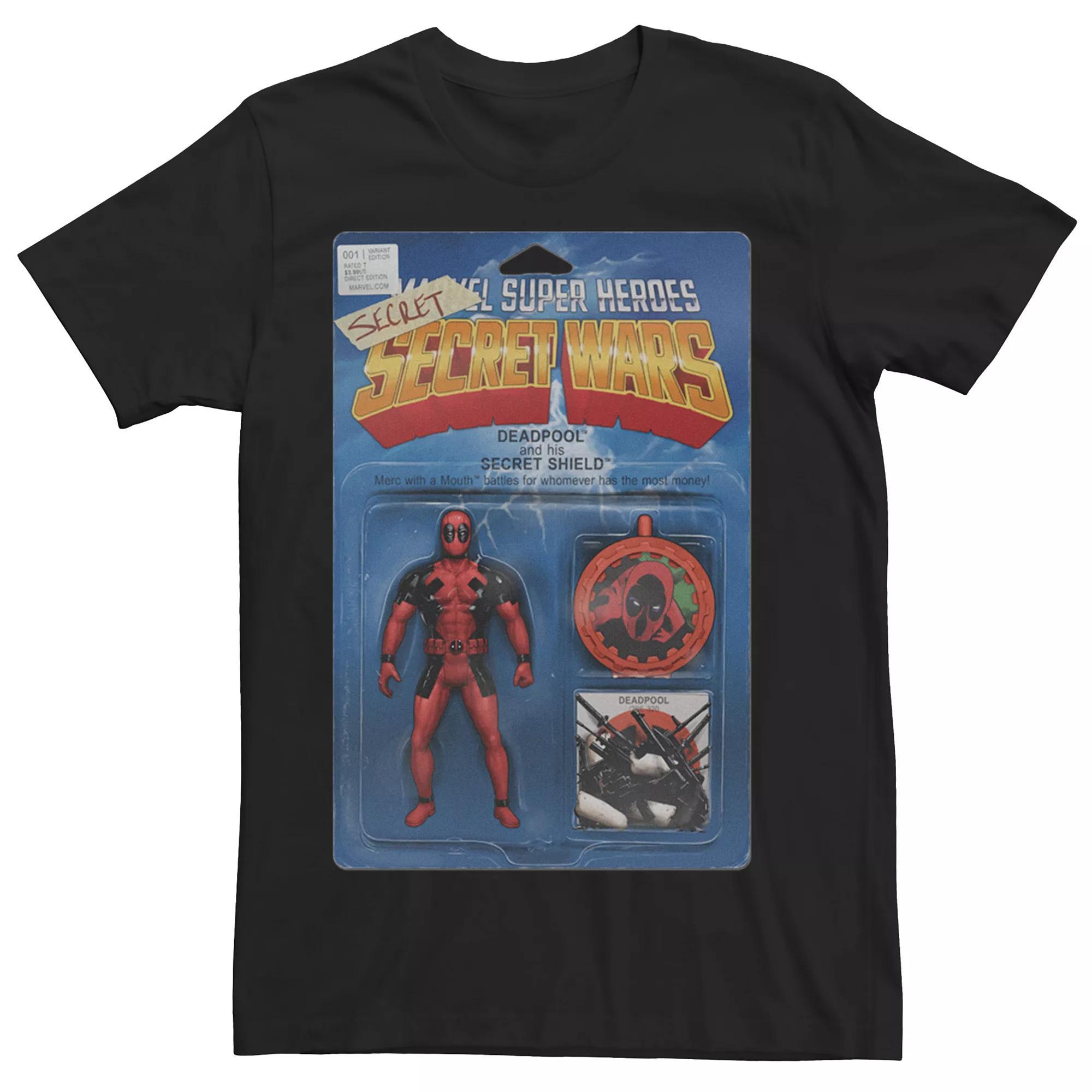 Men's Marvel Comics Deadpool Toy Tee, Size: Large, Black Product Image