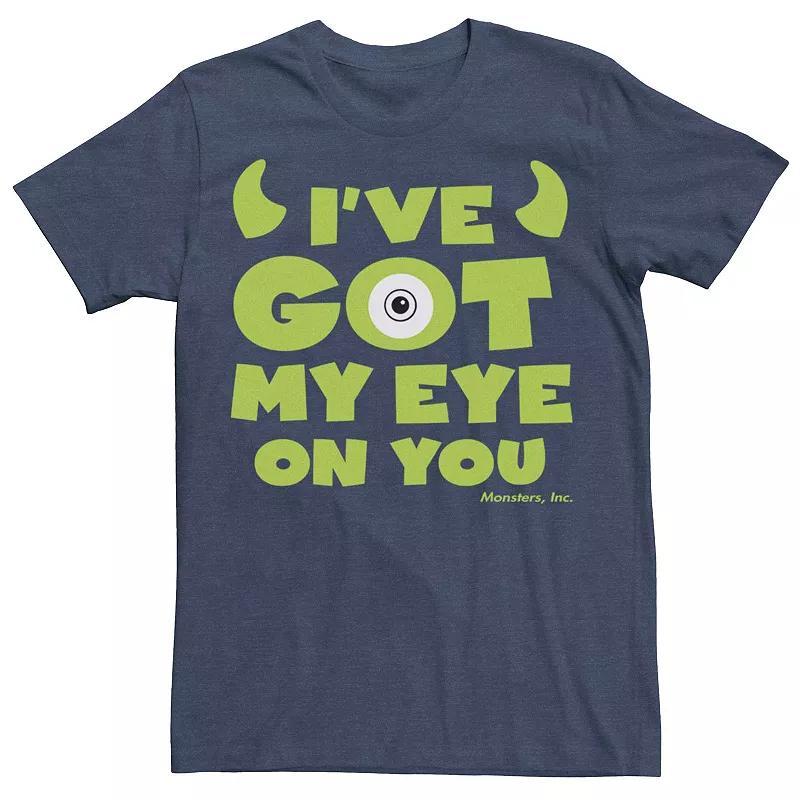 Men's Disney Pixar Monsters University Got My Eye You Tee, Size: XXL, Navy Grey Product Image