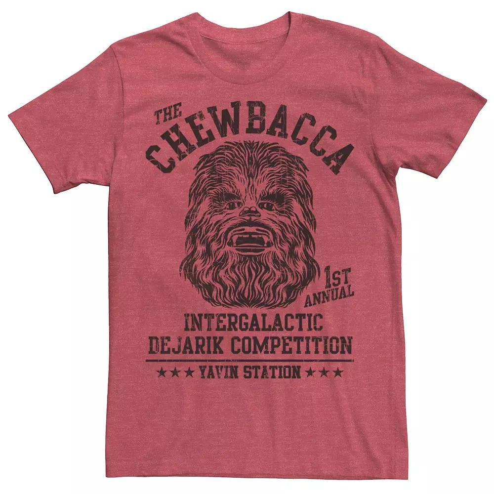 Men's Star Wars Chewbacca Intergalactic Dejarik Competition Graphic Tee, Size: Small, Red Grey Product Image