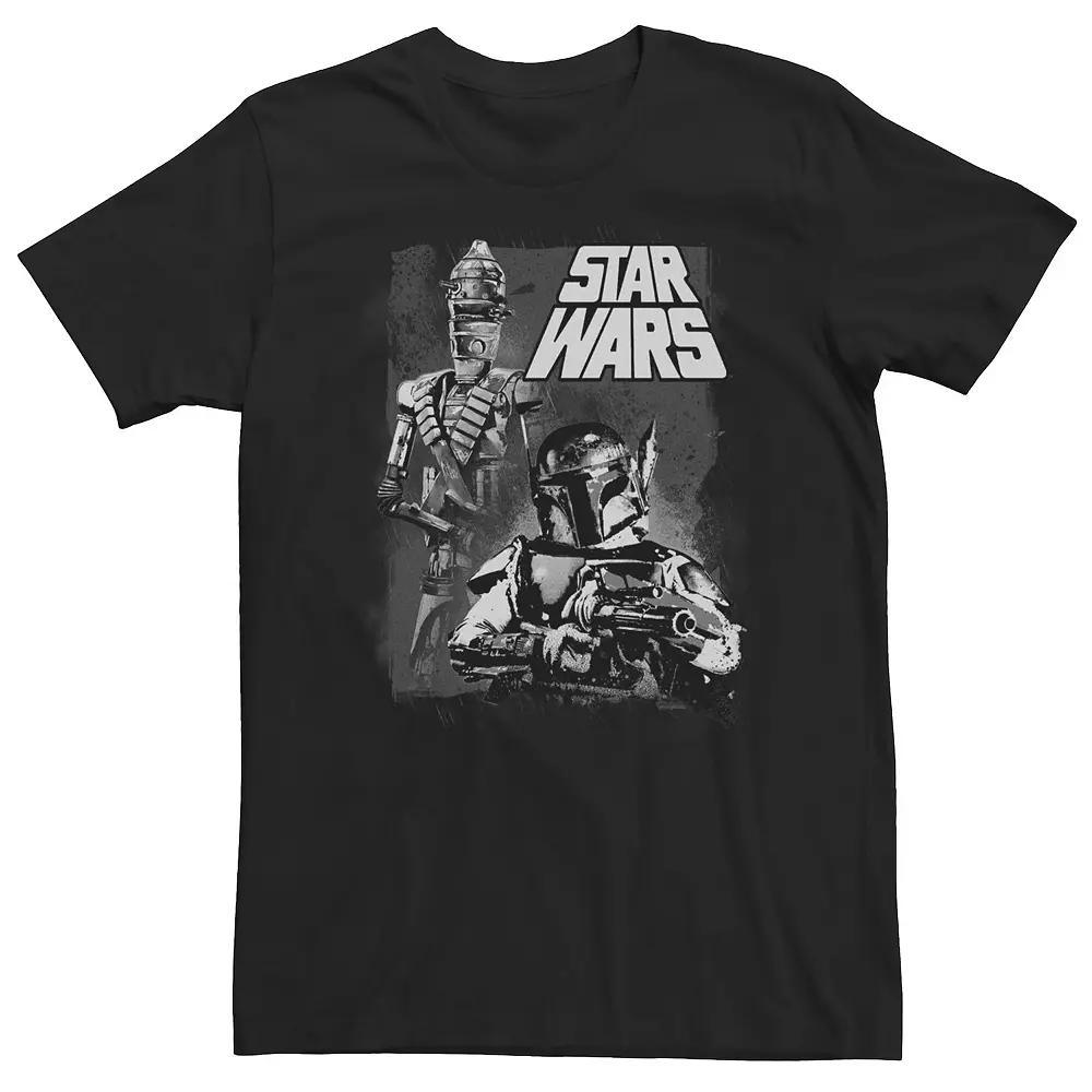 Big & Tall Star Wars Bounty Hunters Boba Poster Tee, Men's, Size: 3XL, Black Product Image