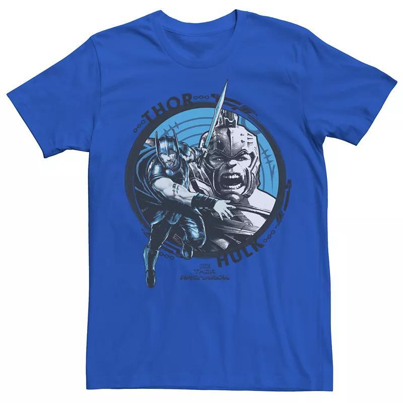 Men's Marvel Thor Ragnarok & The Incredible Hulk Graphic Tee, Size: Medium, Royal Product Image