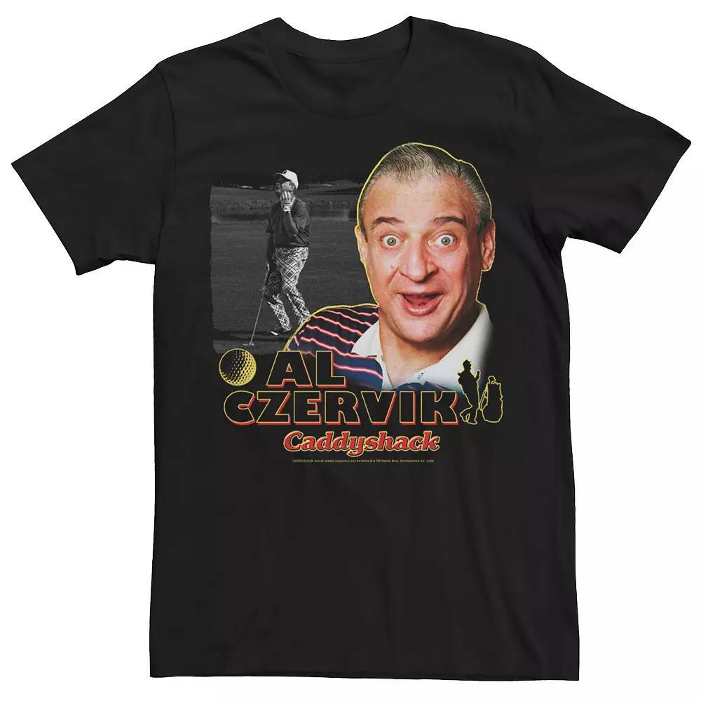 Men's Caddyshack Al Czervik Portrait Tee, Size: Medium, Black Product Image