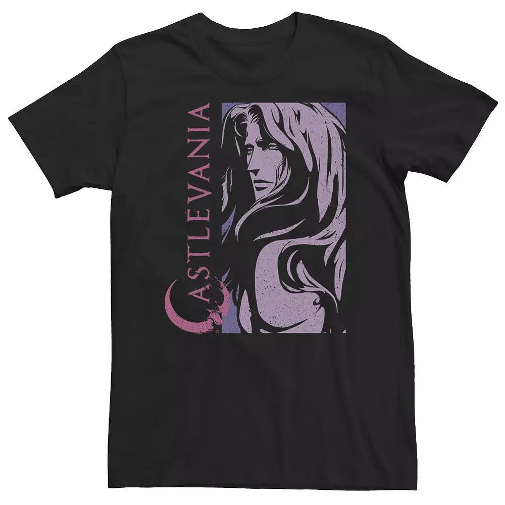 Big & Tall Castlevania Alucard Dark Portrait Tee, Men's, Size: 4XL, Black Product Image