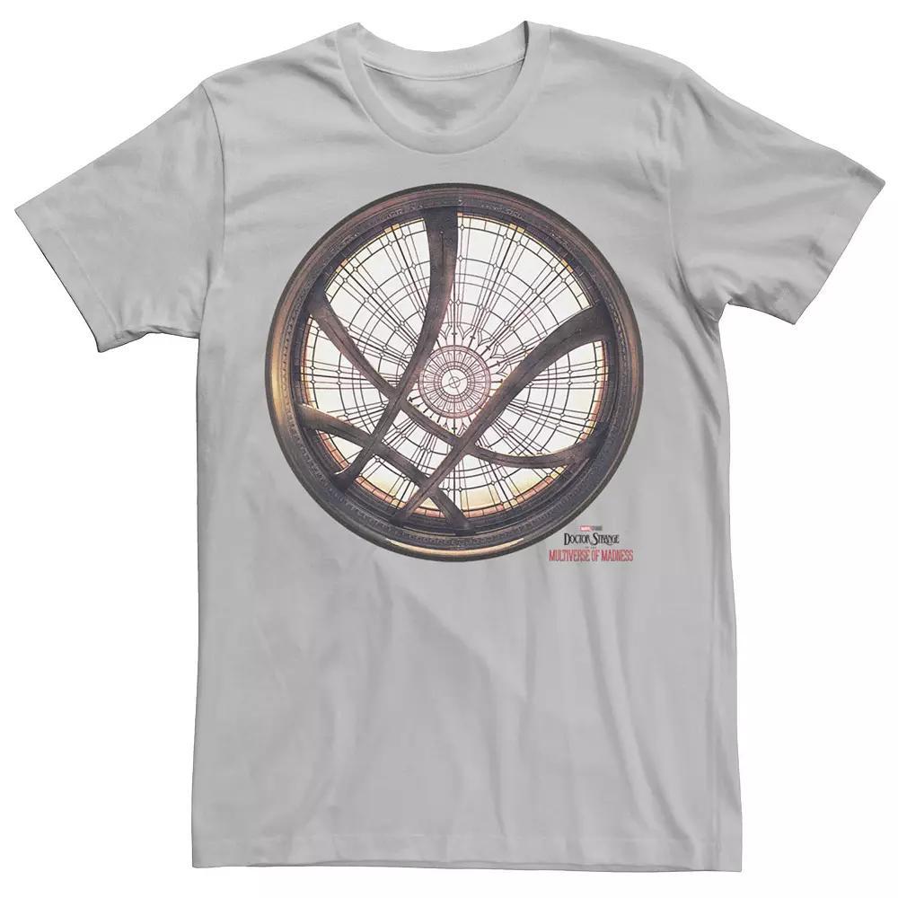 Men's Marvel Doctor Strange Movie 2 Sanctum Sanctorum Window Tee, Size: XXL, Silver Product Image