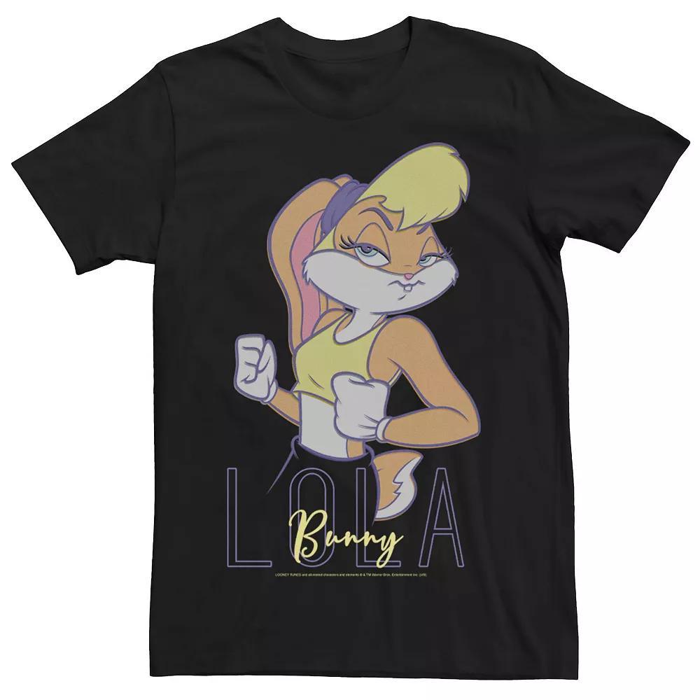 Men's Looney Tunes Lola Bunny Portrait Tee, Size: XXL, Black Product Image