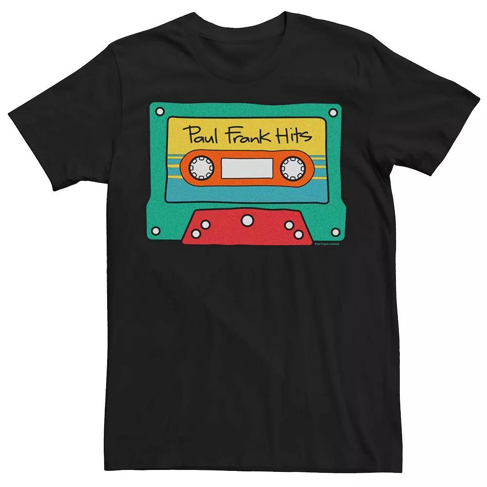 Men's Paul Frank Hits Tape Tee, Size: Large, Black Product Image
