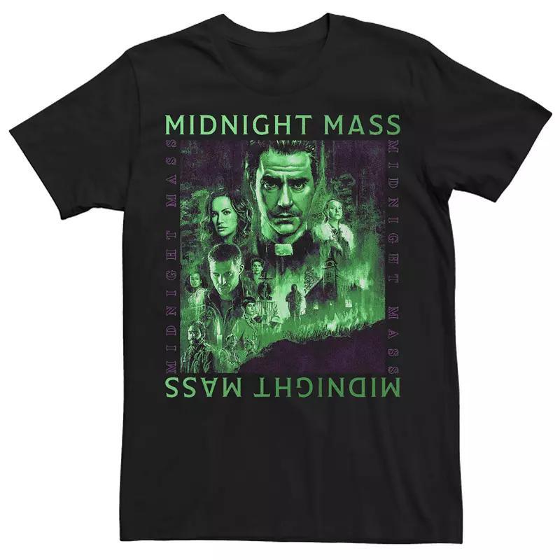 Men's Netflix Stranger Things Group Shot Fireworks Poster Tee, Size: 3XL, Blue Product Image
