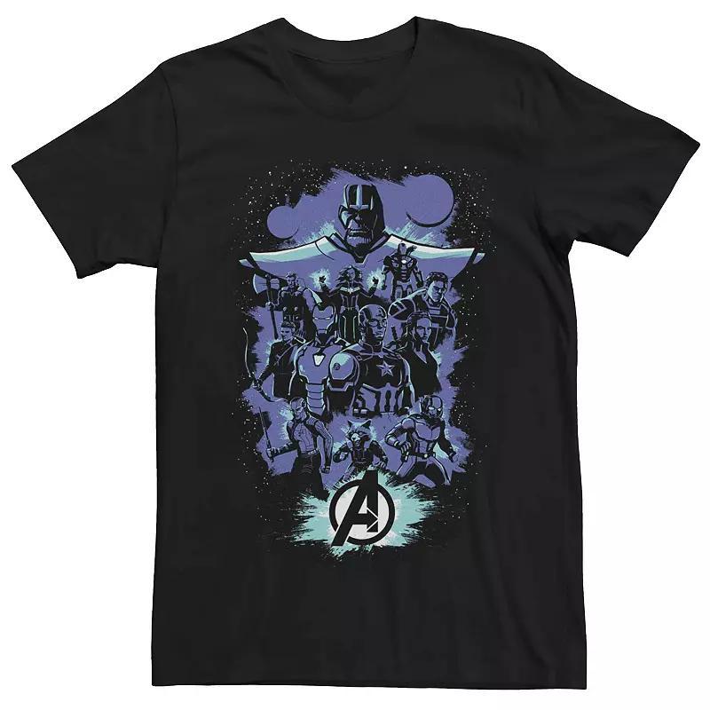 Men's DC Comics Batman Neon Comic Cover Logo Tee, Size: Large, Red Grey Product Image