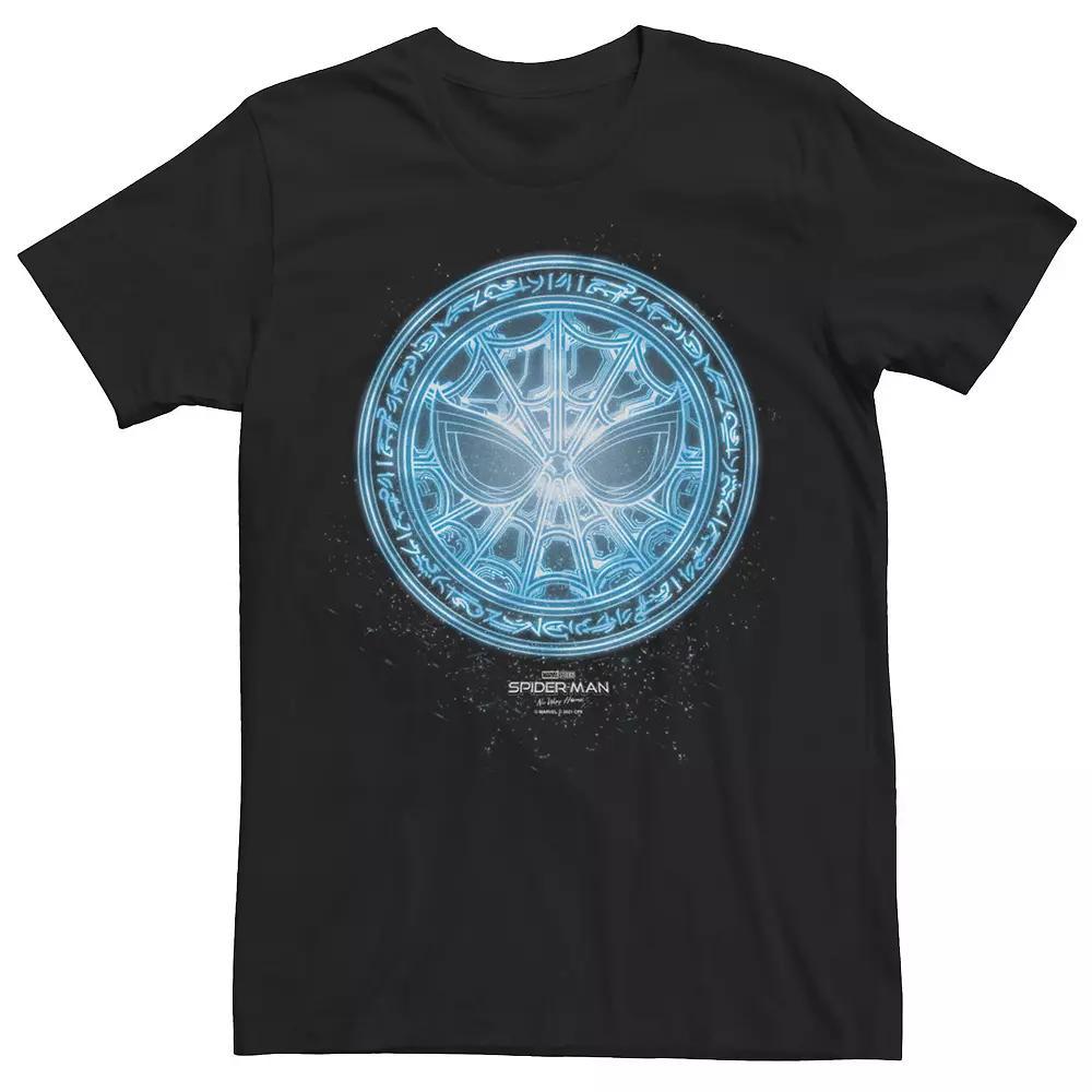 Men's Marvel Spider-Man No Way Home Blue Spidey Logo Tee, Boy's, Size: XXL, Black Product Image
