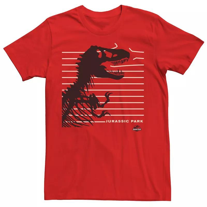 Men's Jurassic Park Breaking Fence Tee, Size: Small, Red Product Image