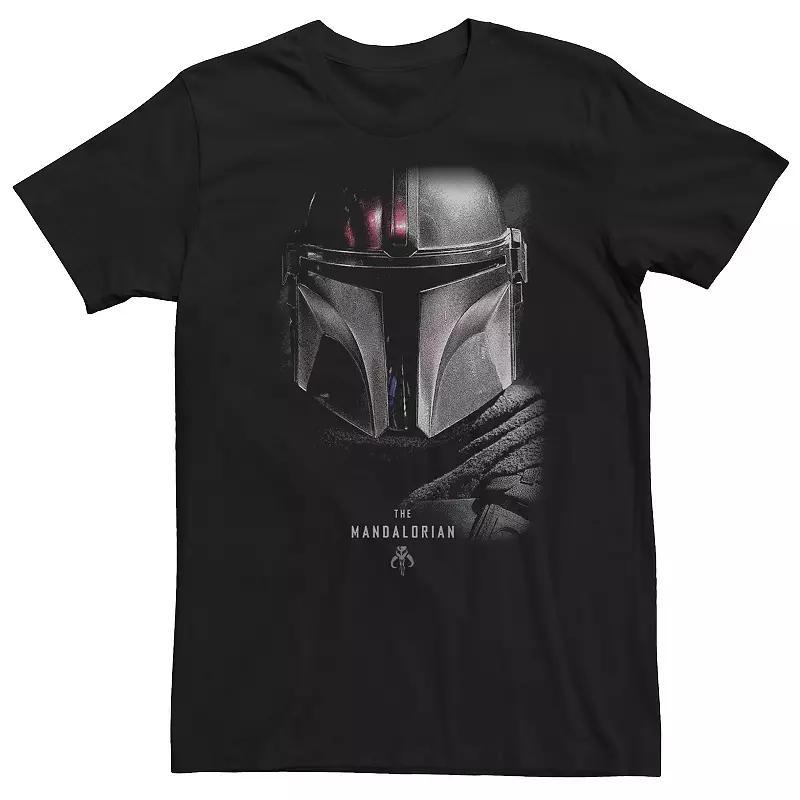 Men's Star Wars: The Mandalorian Bounty Hunter Shadow Tee, Size: XXL, Grey Product Image