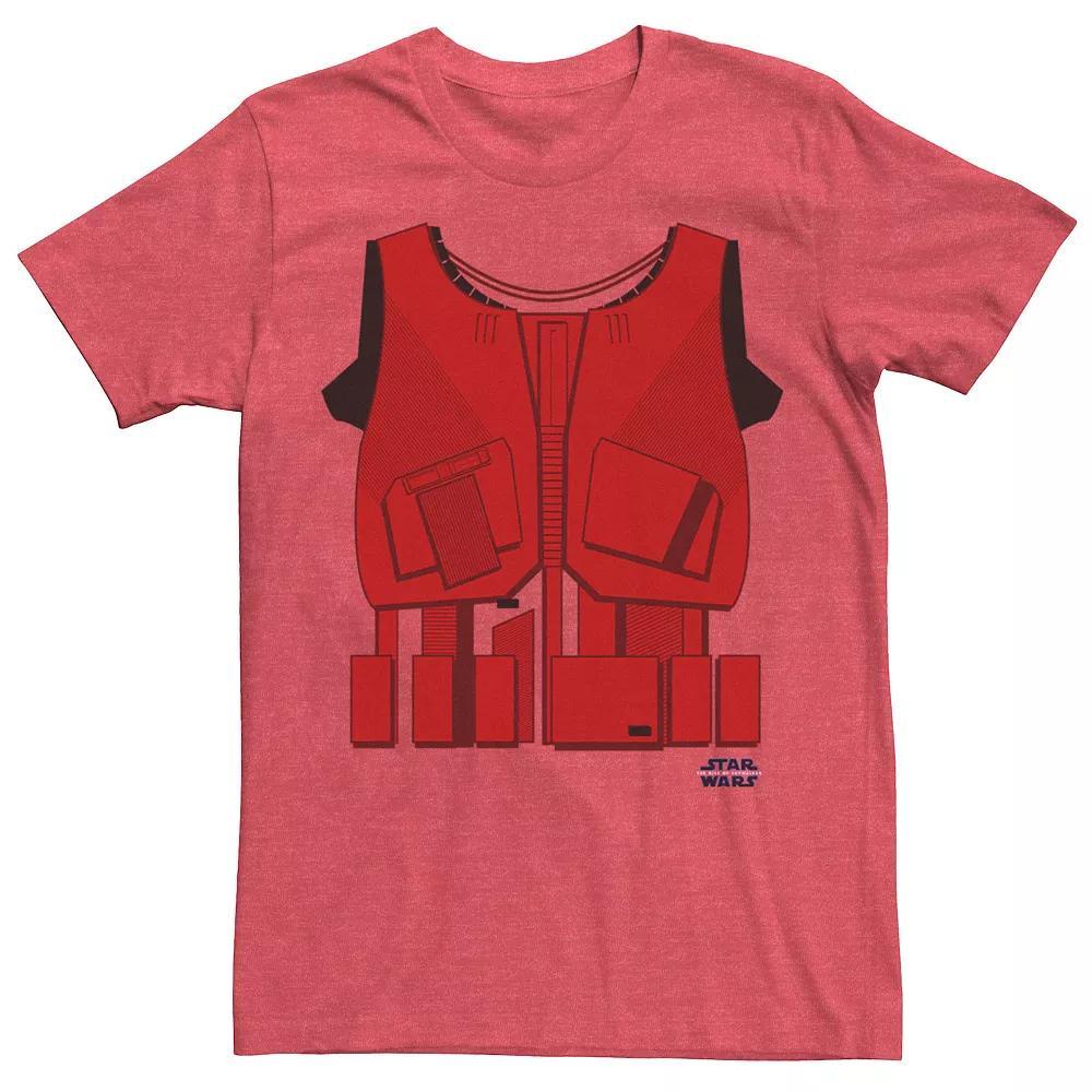 Men's Star Wars The Rise Of Skywalker Halloween Red Sith Costume Graphic Tee, Size: Small, Red Hthr Product Image