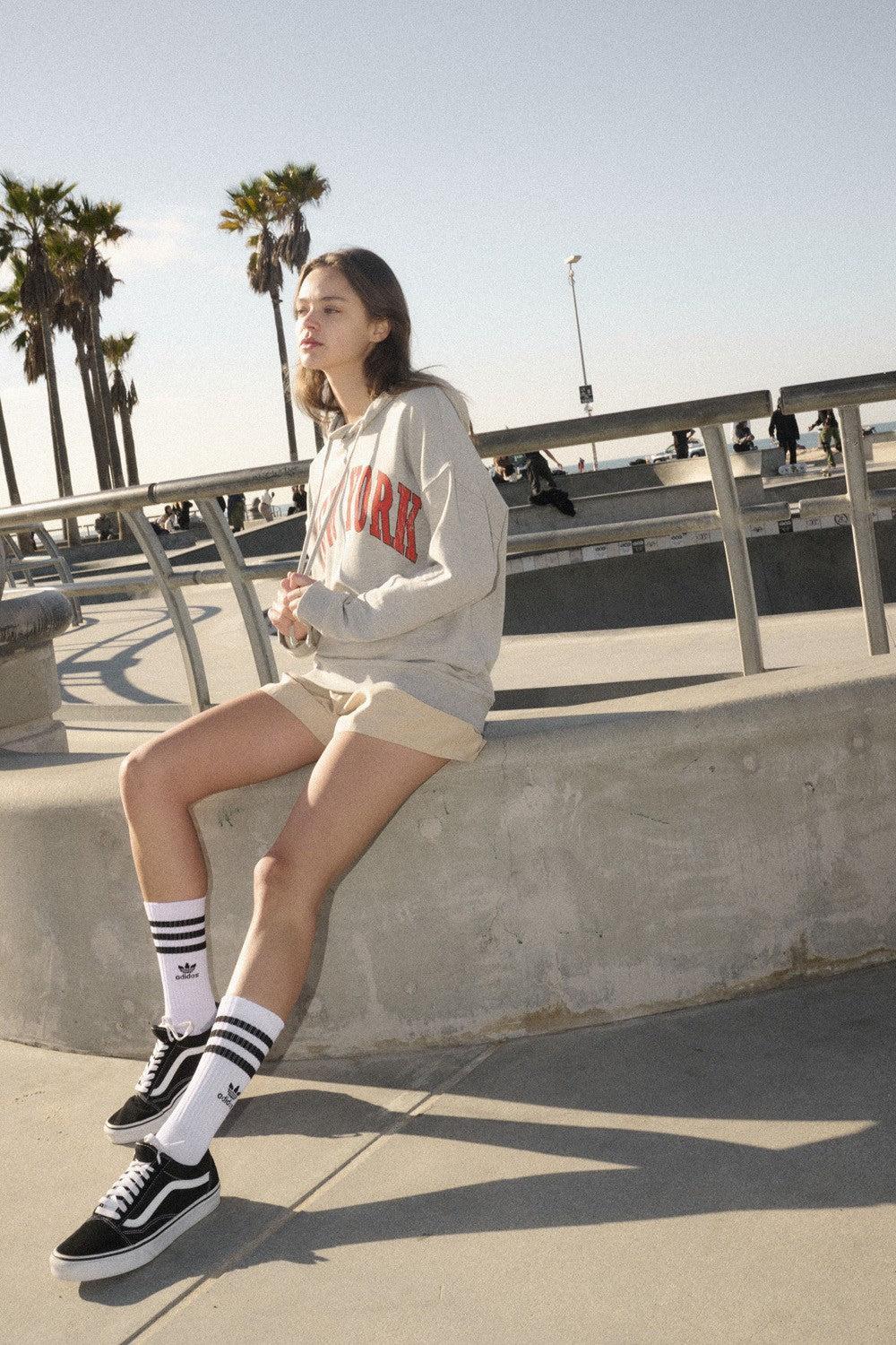New York Vintage-Print Graphic Hoodie Product Image